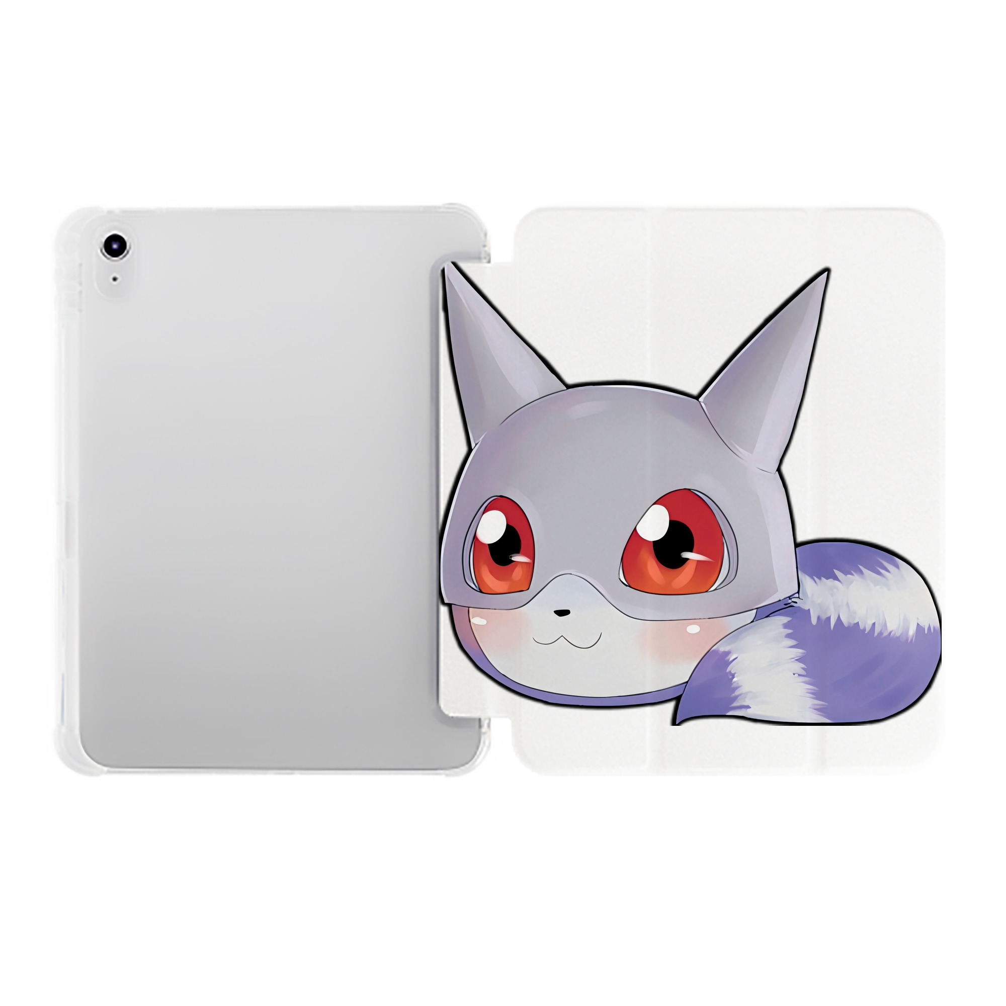 （画像用） Digimon デジタルモンスター/デジモン IPad ケース ペン収納付き 三つ折りスタンド PUレザー×シリコン 対応機種9.5/10.5/10.9インチ